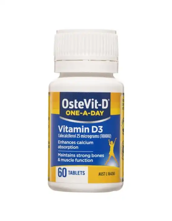 OsteVit-D One-A-Day Vitamin D3 60 Tablets