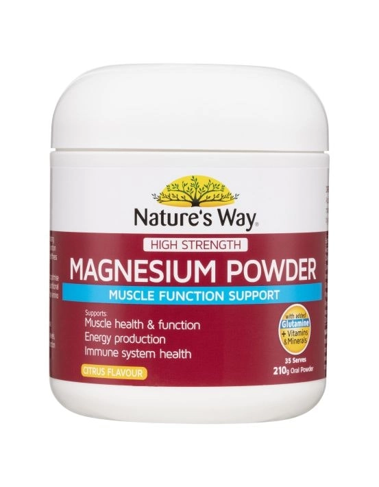 Nature's Way High Strength Magnesium Powder 210g