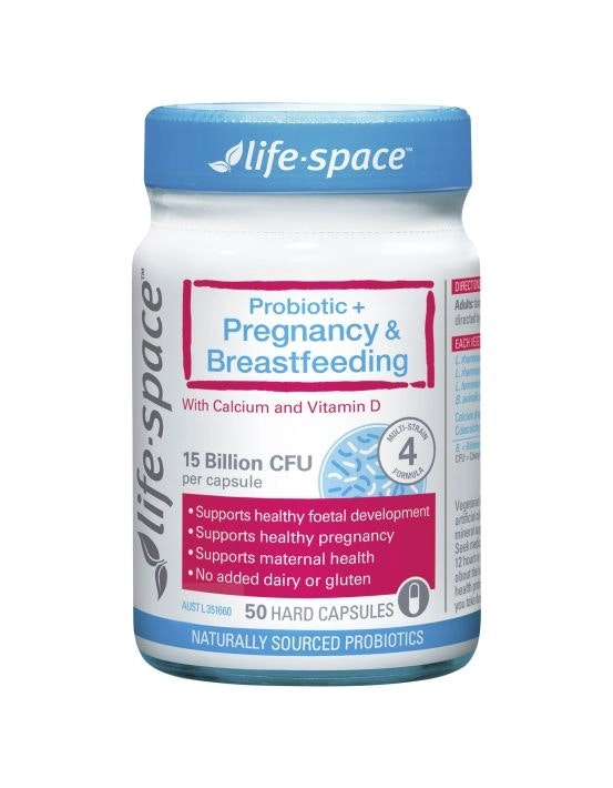 Life Space Pregnancy & Breastfeeding Probiotic Caps 50