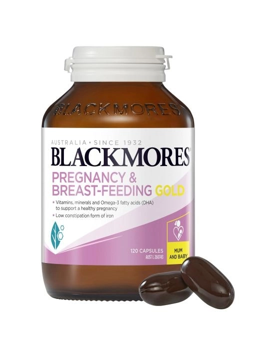 Blackmores Pregnancy and Breast-Feeding Gold 120 Capsules