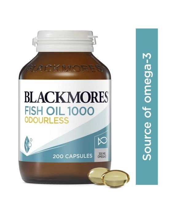 Blackmores Odourless Fish Oil 1000mg 200 Capsules