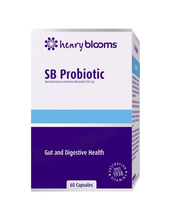 Henry Blooms SB Probiotic Gut Health 60 Vegetarian Capsules