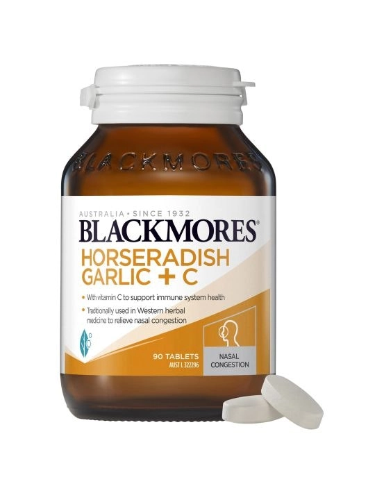 Blackmores Horseradish Garlic + C 90 Tablets