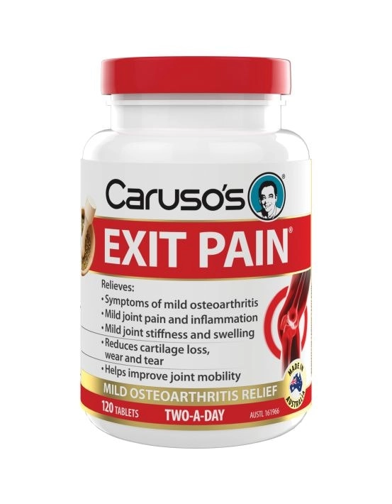 Caruso's Natural Health Exit Pain 120 Tablets