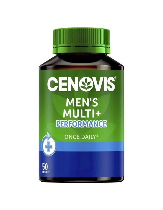 Cenovis Once Daily Men's Multi + Performance 50 Capsules