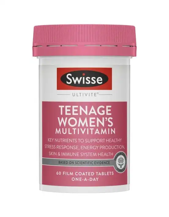 Swisse Ultivite Women's Teenage Multivitamin 60 Tablets