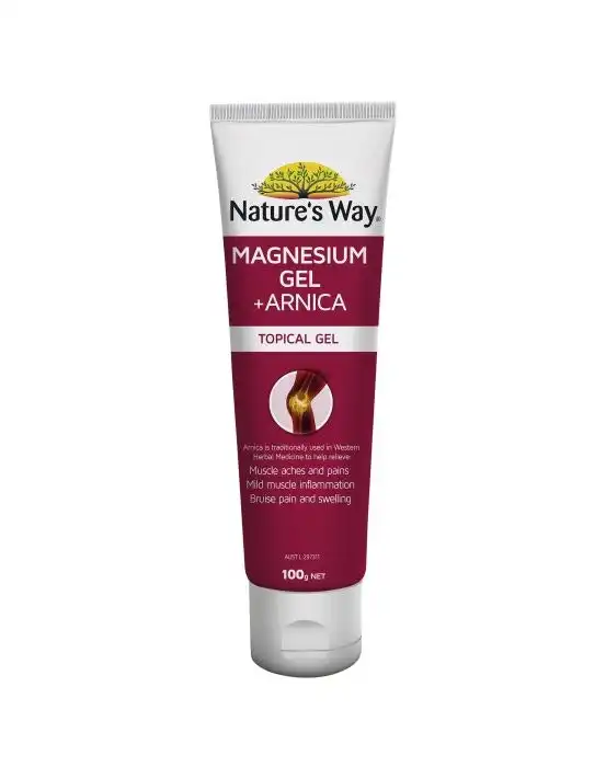 Nature's Way Magnesium Gel + Arnica Topical Gel 100g