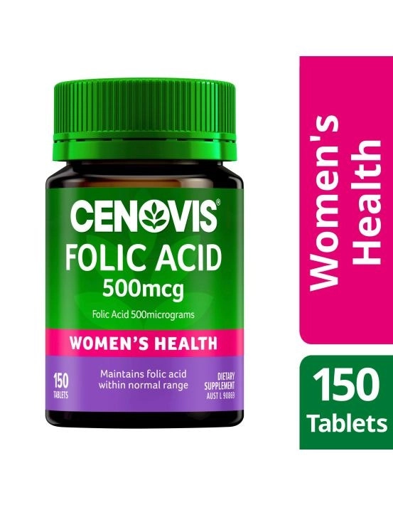 Cenovis Folic Acid 500mcg 150 Tablets