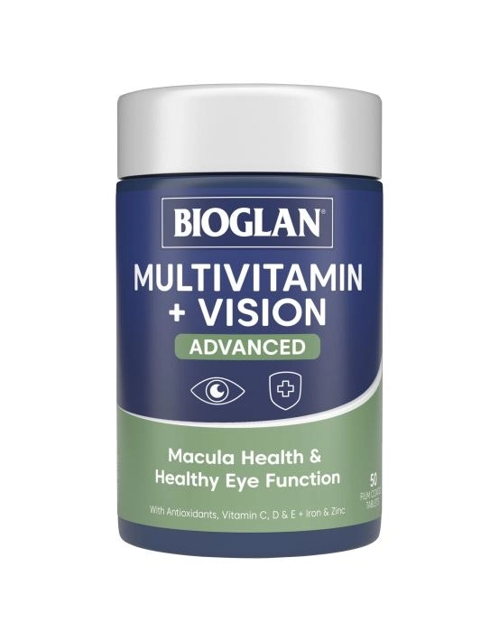 Bioglan Multivitamin + Vision Advanced 50 Tablets