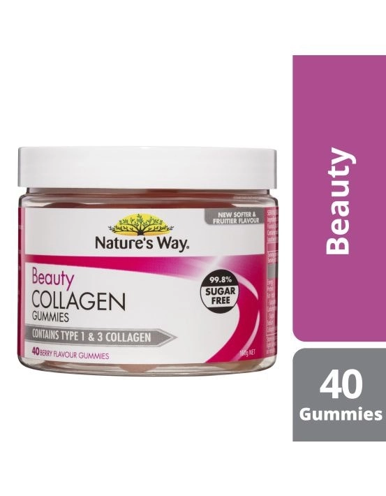 Nature's Way Beauty Collagen Berry Gummies 40 Gummies