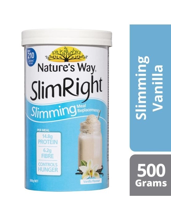 Nature's Way SlimRight Slimming Meal Replacement Vanilla 500g