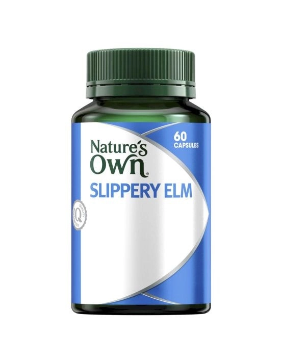 Nature's Own Slippery Elm 400Mg 60 Capsules