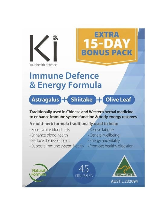 Ki Immune Defence & Energy Formula 45 Tablets