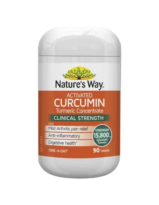 Nature's Way Activated Curcumin 90 Tablets