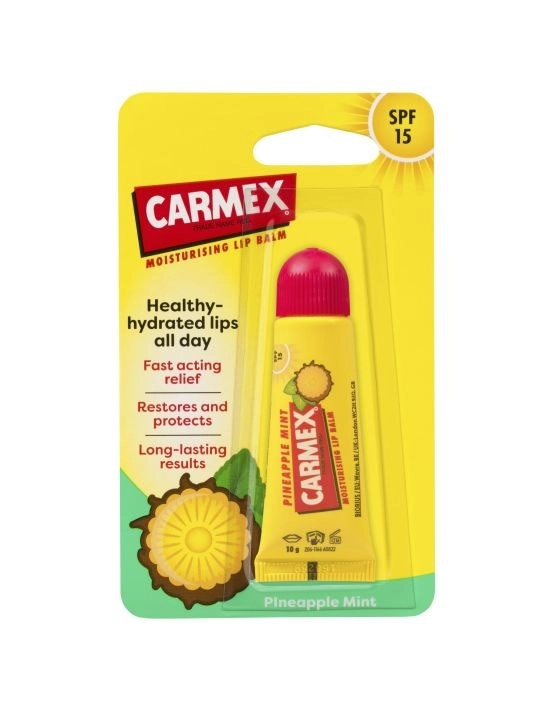 Carmex Lip Balm Pineapple Mint Squeeze Tube 10g