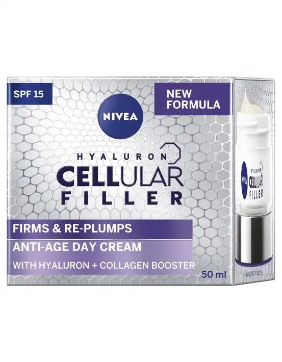 Nivea Hyaluron Cellular Filler Day Cream SPF15 50mL