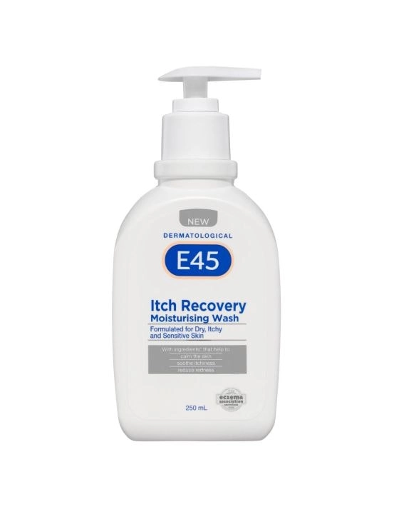 E45 Itch Recovery Moisturising Body Wash 250mL