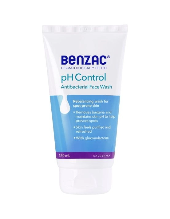 Benzac PH Control Antibacterial Face Wash 150ml