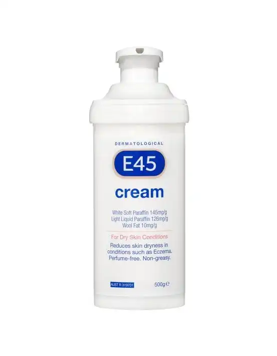 E45 Dermatological Cream Pump 500G