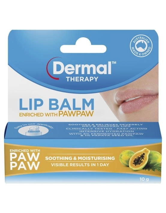 Dermal Thearpy Lip Balm Paw Paw 10G