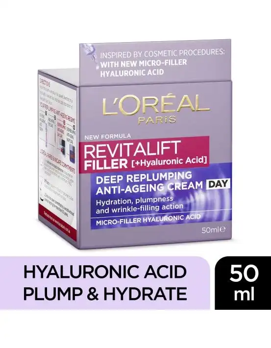 L'Oreal Revitalift Filler Day Cream 50mL