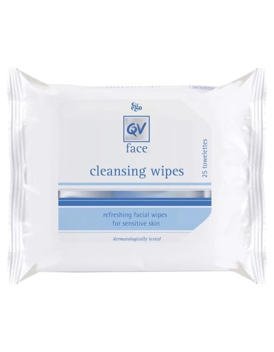 Ego QV Face Cleansing Wipes 25 Pack