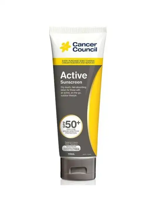 Cancer Council Active SPF50+ 110mL