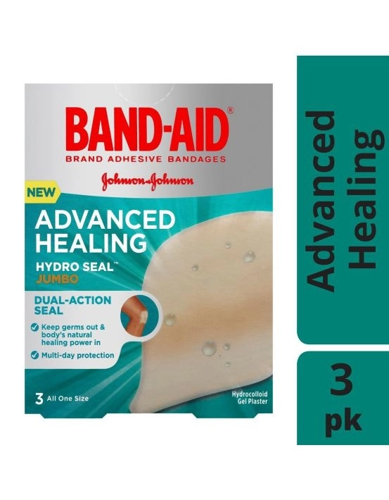 BAND-AID Advanced Healing Hydro Seal Jumbo 3 Pack