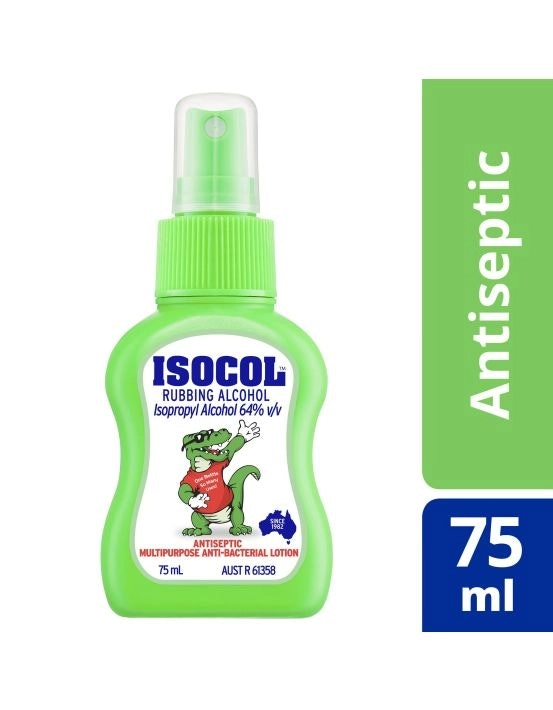 Isocol Rubbing Alcohol Antiseptic 75mL