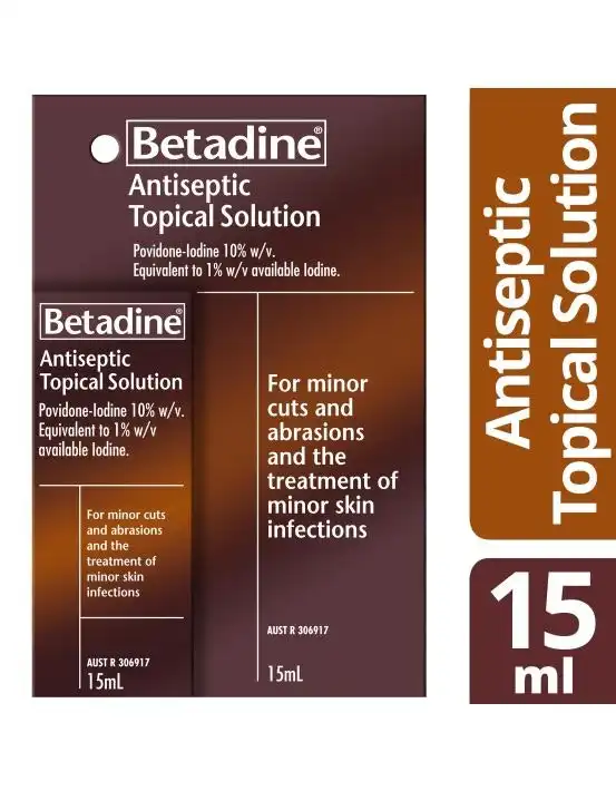 Betadine Antiseptic Topical Solution 15mL