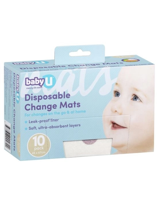 Baby U Change Mats 10 Pack