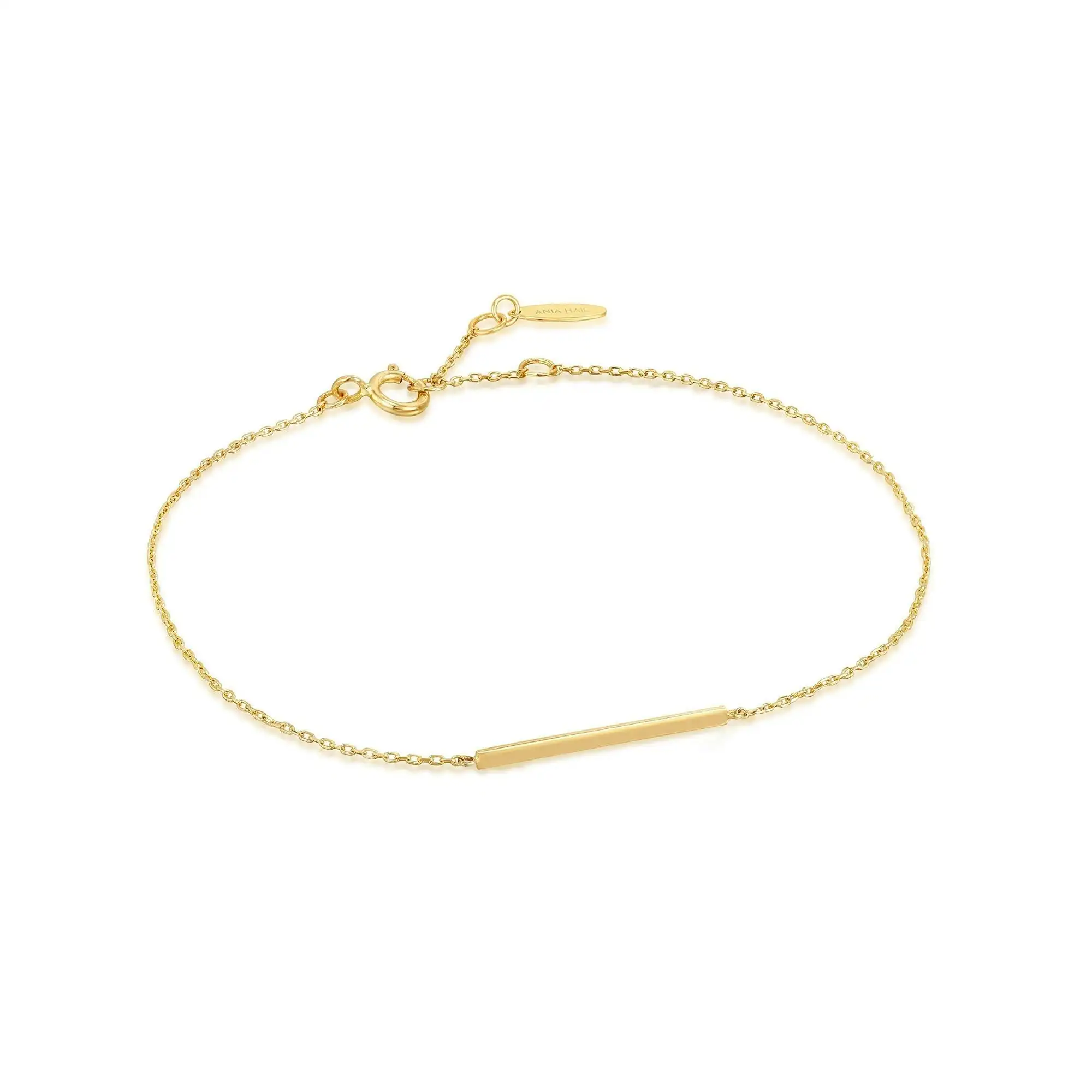 Ania Haie 14kt Gold Solid Bar Bracelet