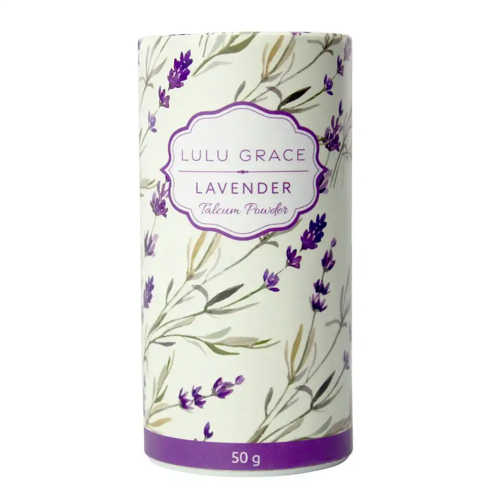 Lulu Grace 50gm Lavender Talc Talcum Powder