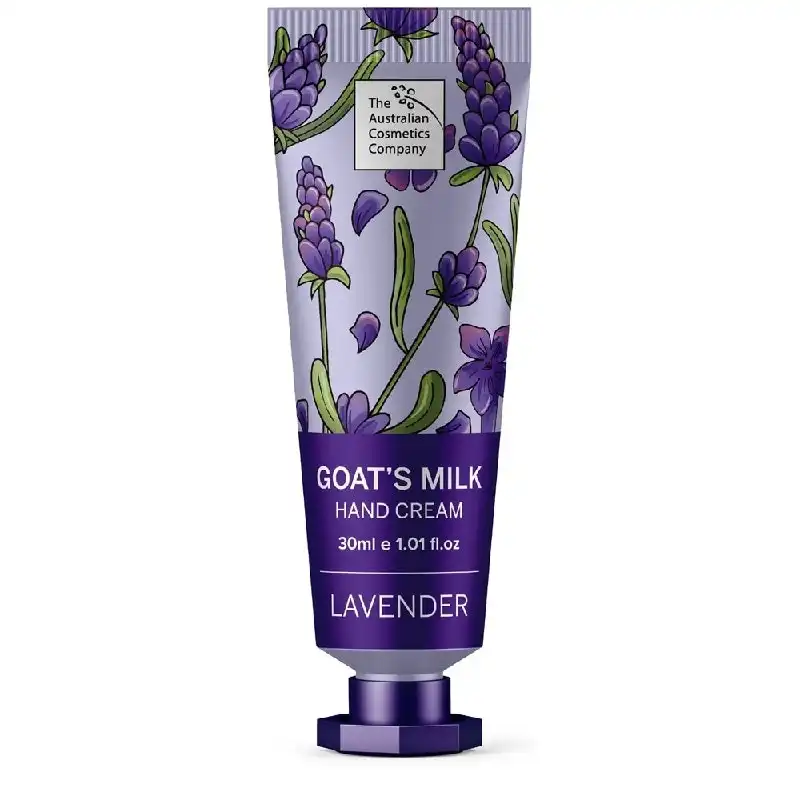 The Australian Cosmetics Company Goats Milk Hand Cream Lavender 30ml