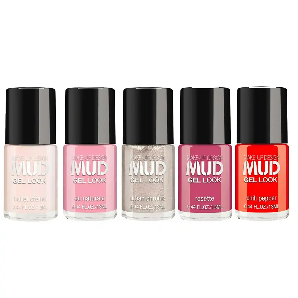 Make-Up Design MUD Nail Polish Pefection Gift Set 5 x 13ml Colours