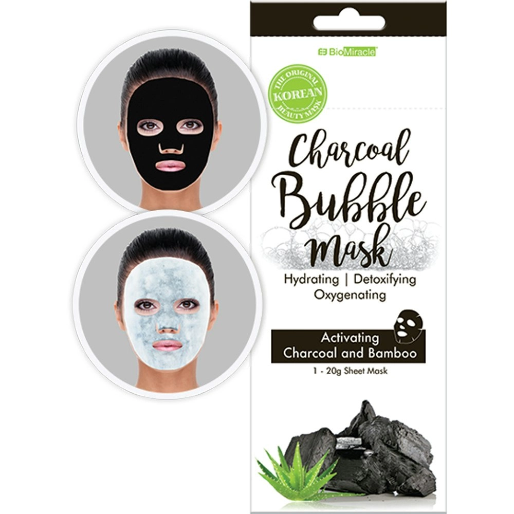 Biomiracle Charcoal Bubble Mask 20g