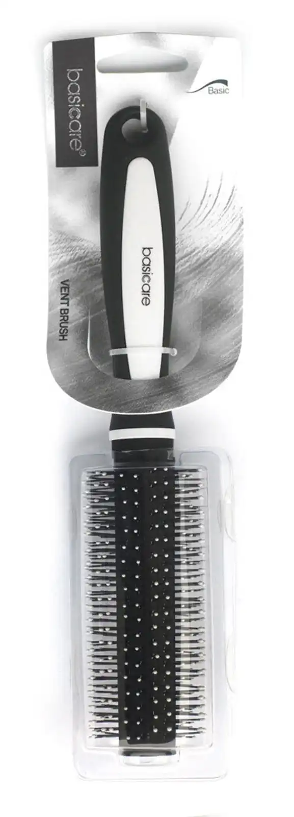 Basicare Round Vent Brush Black