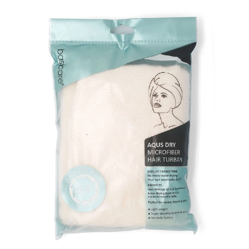 Basicare Aqus Dry Microfiber Hair Turban