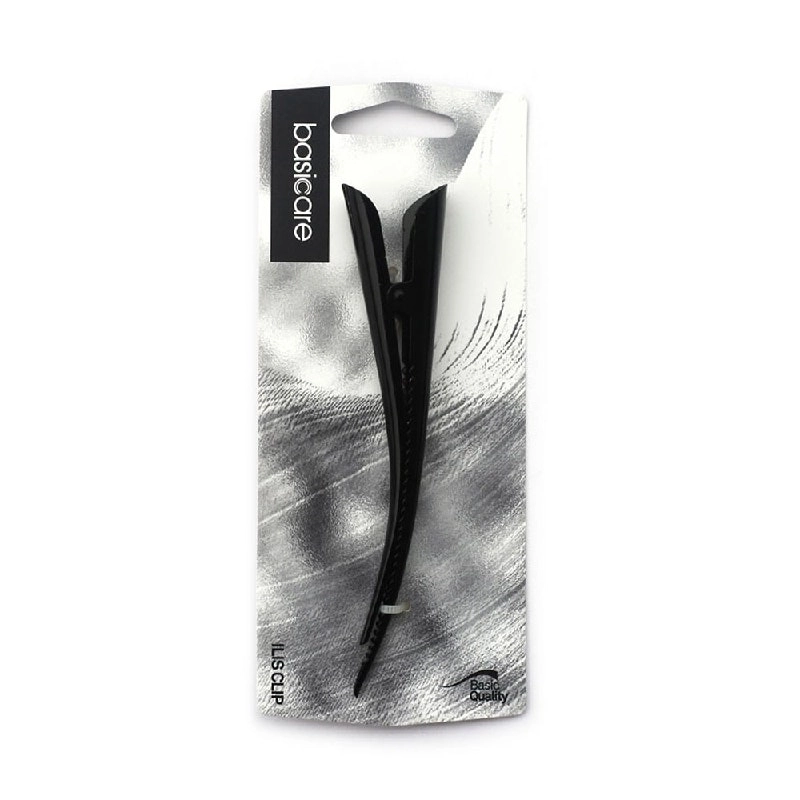 Basicare Ibis Metal Hair Clip Black 13cm