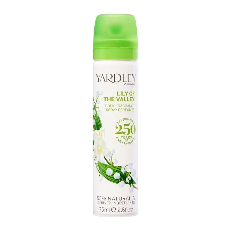 Yardley Lily Of The Valley Deodorising Body Spray Women 75ml