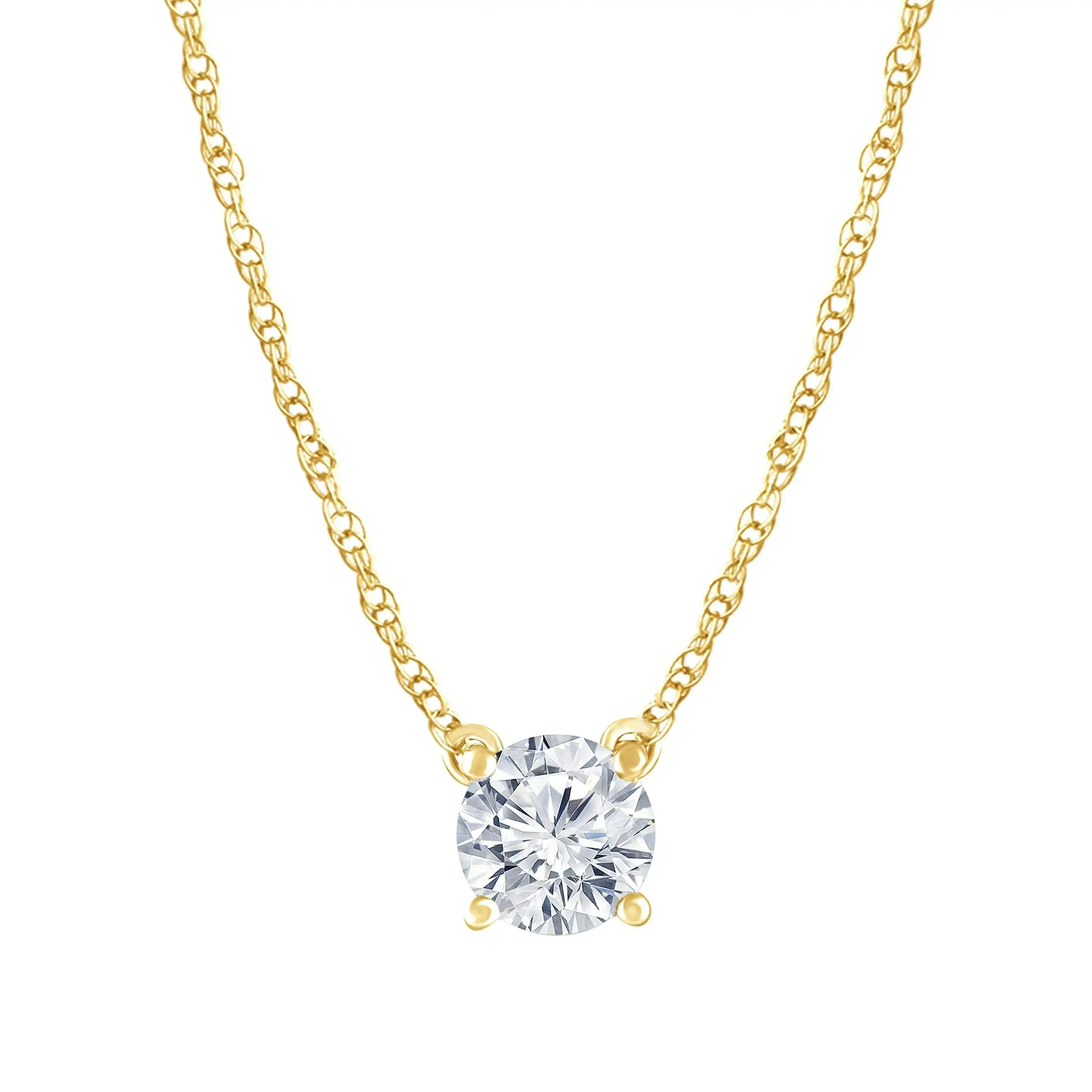 Meera 1/2ct Soliatire Laboratory Grown Diamond Necklace