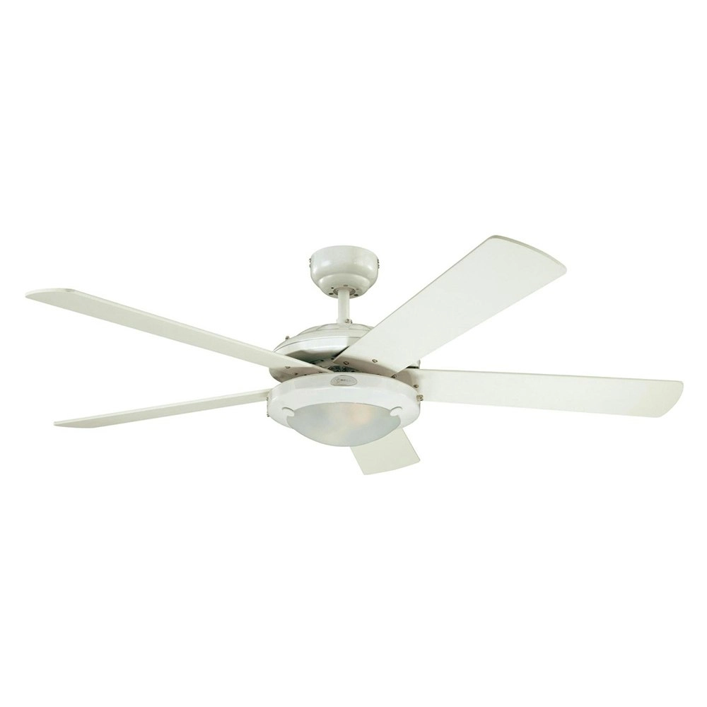 Westinghouse 132cm Comet Ceiling Fan w/Reversible Blade/Airflow/LED Light White