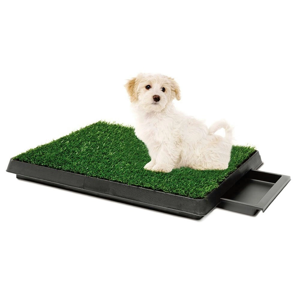 Paws & Claws Portable 63cm Dog/Puppy/Pet Indoor Training Potty Grass w/ Tray