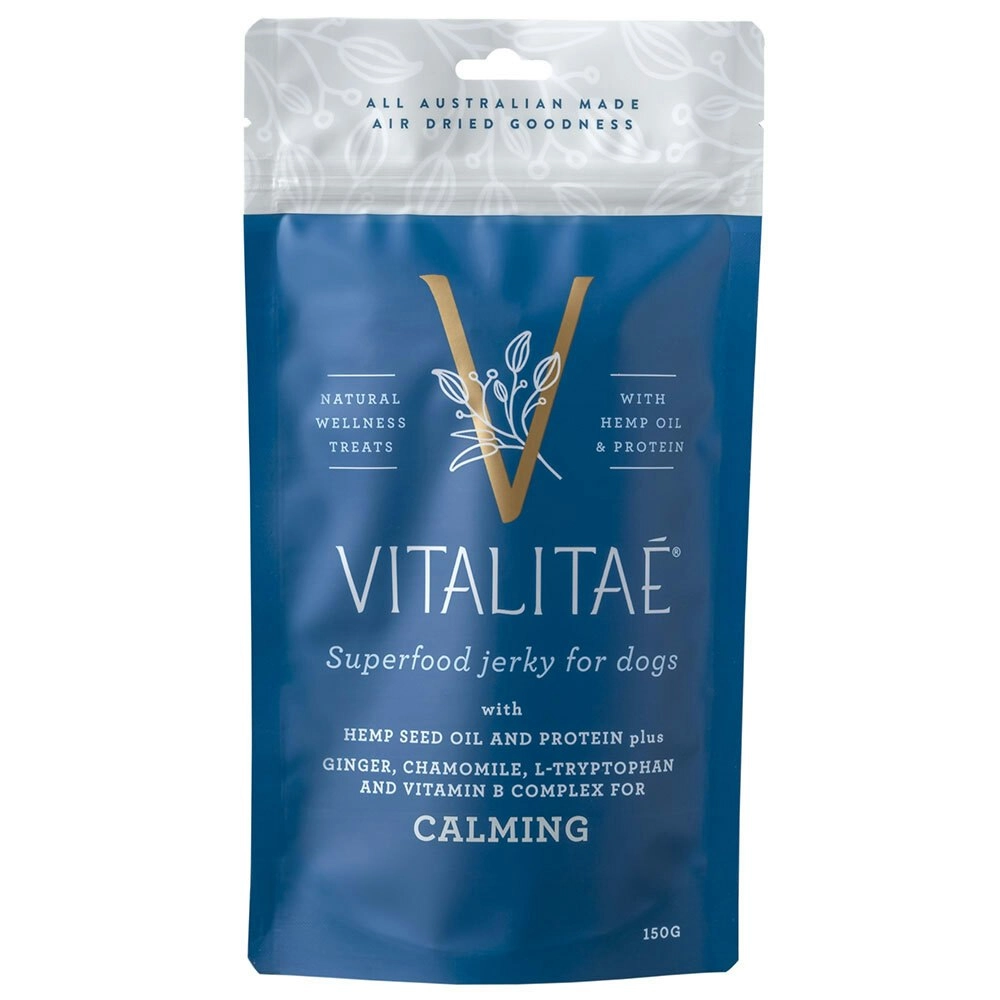 Vitalitae 150g Natural Wellness Treat Jerky Calming Hemp Oil/Protein Pet/Dog