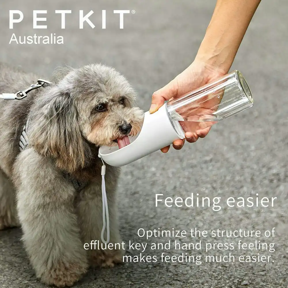 Petkit Eversweet 300ml Pet Dog Drinking Travel Portable Water Bottle Bowl Grey