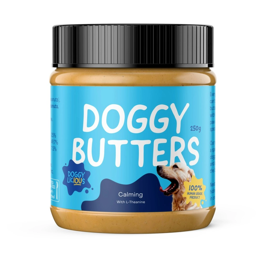 Doggylicious Calming Butter Dog Treats 250g Natural Peanut Grain & Gluten Free