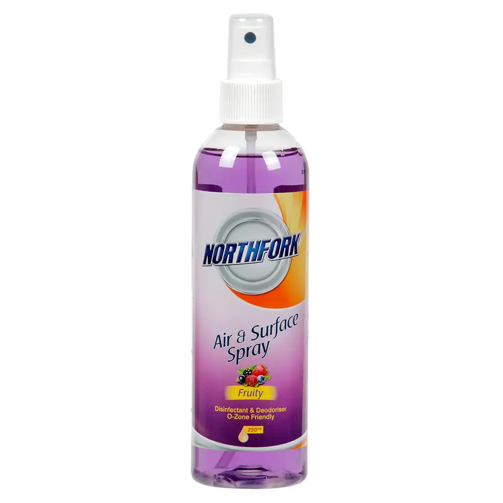 Northfork 250ml Air & Surface Disinfectant Deodoriser Cleaner Spray Fruity