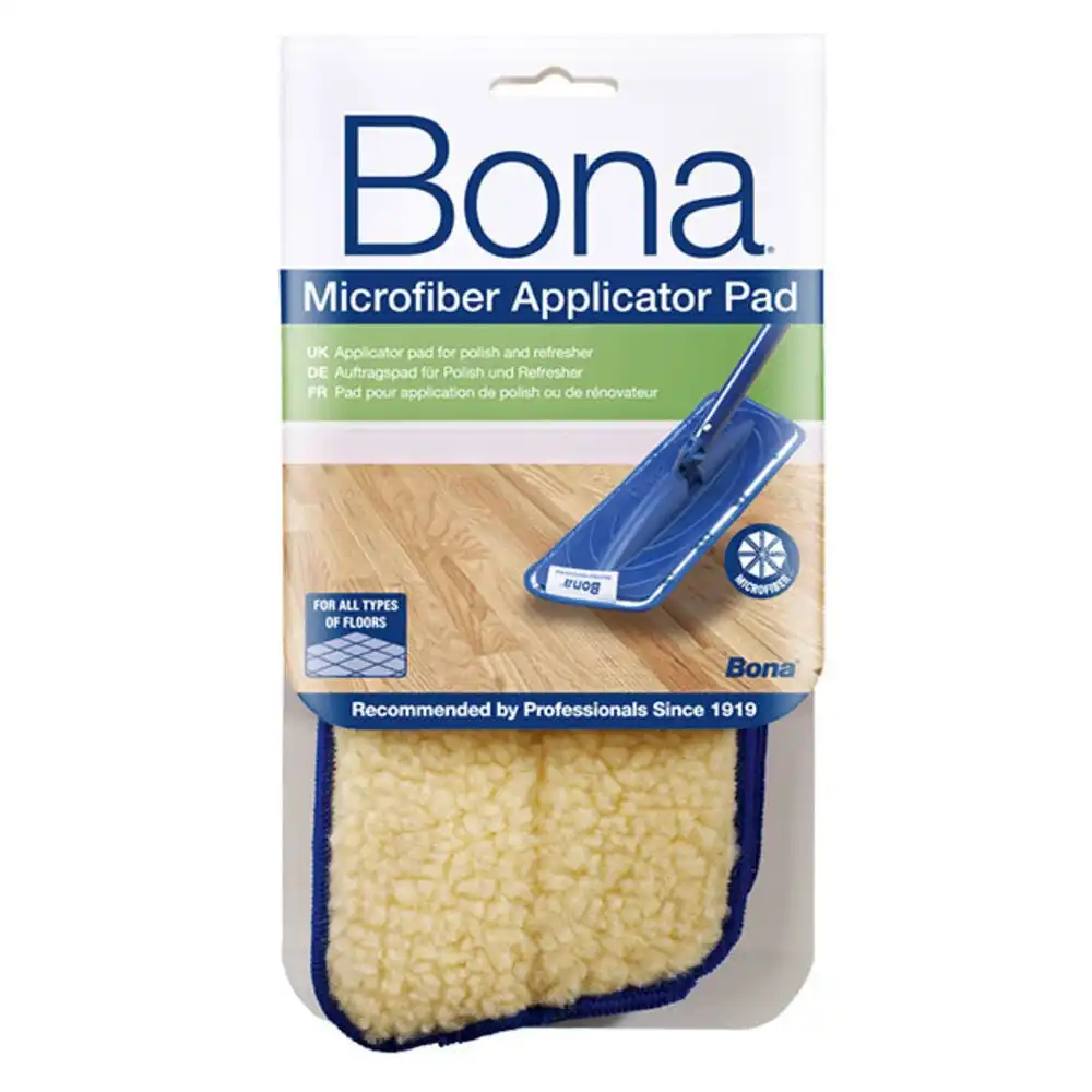 Bona Microfibre Applicator Pad for Wood Refresher & Polish Floor Mop Cleaning