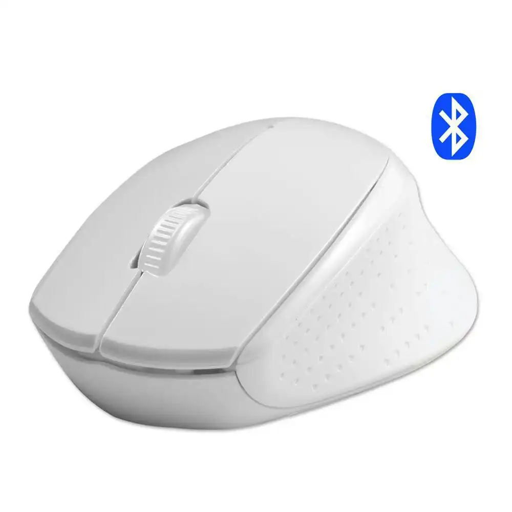 Sansai Wireless Bluetooth Optical Mouse for PC/Laptop Computer/Mac Tablet White