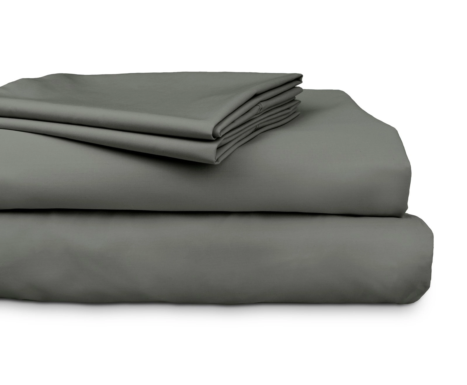 Ardor 300TC Cotton Single Bed Size Flat/Fitted Sheet Set w/ Pillowcase Charcoal